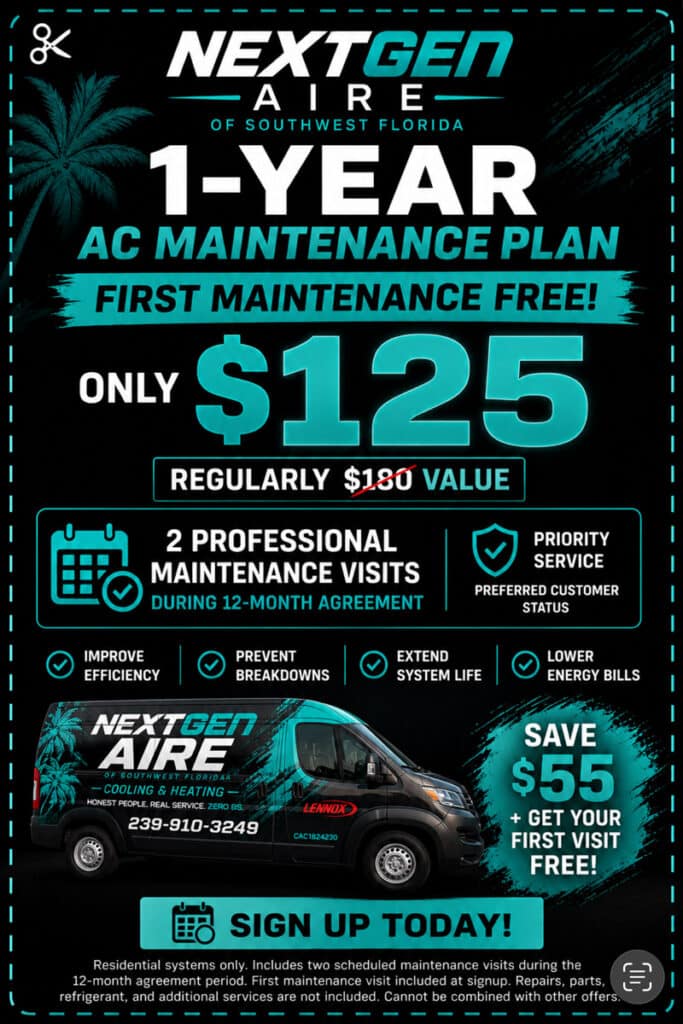 1-Year AC Maintenance Plan only $125