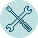 Blue Repair Icon